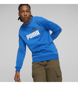Puma Sweatshirt Ess+ 2 Col Groot Logo blauw