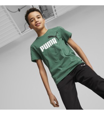 Puma Essentials+ Zweifarbiges Logo T-Shirt grn