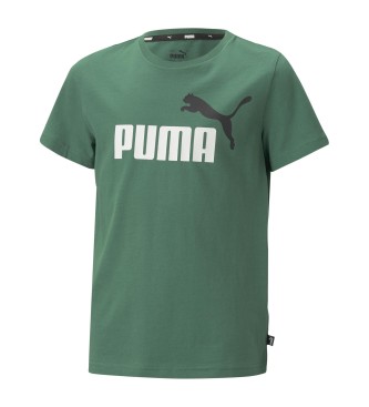 Puma Essentials+ T-shirt med tofarvet logo grn