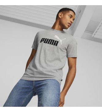 Puma Camiseta Essentials+2 Colour Logo gris