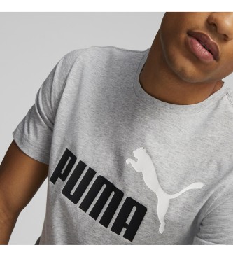 Puma T-shirt Essentials+2 kleuren logo grijs