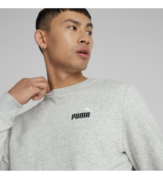 Puma Sweat Essentials+ 2 Colour Small Logo gris