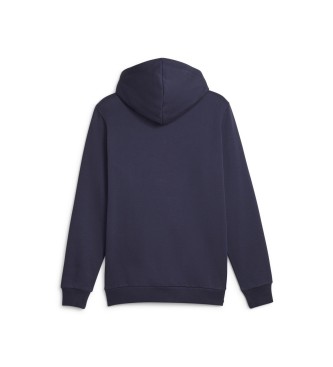Puma Sweatshirt Essentials+ com logtipo bicolor em azul-marinho pequeno