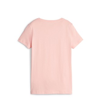 Puma ESS+ Tier-T-Shirt rosa