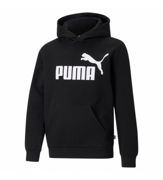 Puma Bluza z kapturem z dużym logo Essentials czarna