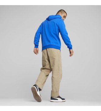 Puma Essentials Big Logo hoodie blue - ESD Store fashion, footwear and  accessories - best brands shoes and designer shoes