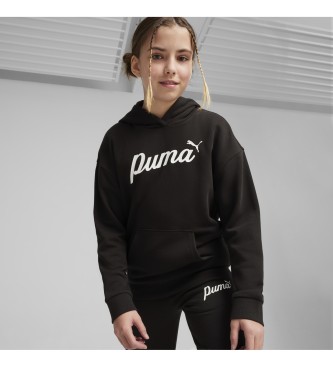 Puma Script hoodie black