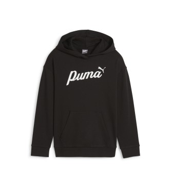 Puma Script hoodie zwart