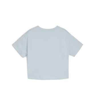 Puma T-shirt corta blu Blossom
