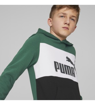 Puma Essential Colorblock Hoodie green
