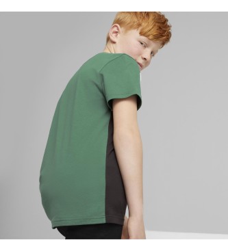 Puma Essential Colour Blocked T-shirt vert, noir