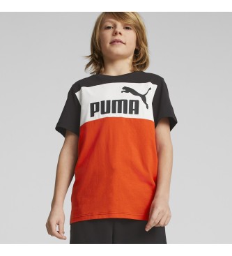 Puma Essential Colour Blocked T-shirt rd, sort