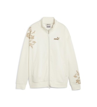 Puma Sweatshirt Floral Vibes off-white