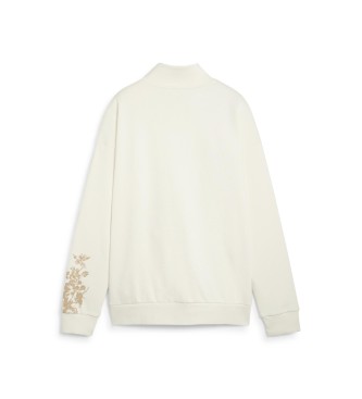 Puma Sweatshirt Floral Vibes em branco