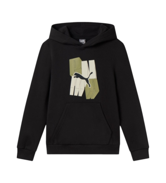 Puma Sudadera ESS+ Graphic negro