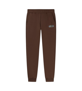 Puma Pantaln de chndal ESS+ Graphic marrn