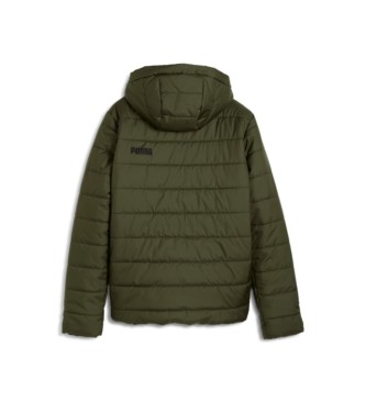 Puma ESS Wattierte Jacke mit Kapuze grn