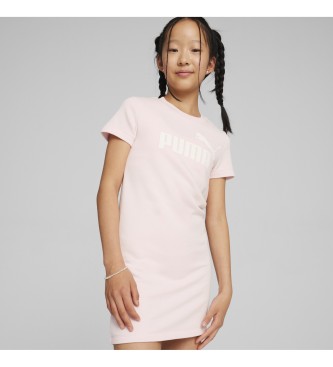 Puma Vestido Essentials+ Logo rosa