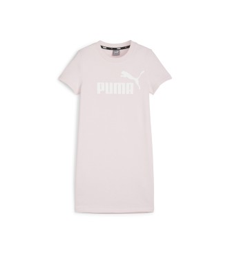 Puma Vestido Essentials+ Logo rosa