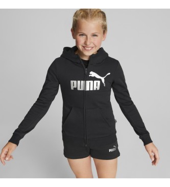 Puma Sweatshirt Esssential Logo Zipper preto