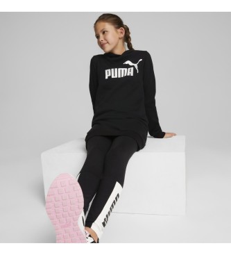 Puma Essential Logo-Kapuzenkleid schwarz