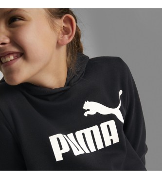 Puma Essential Logo-Kapuzenkleid schwarz