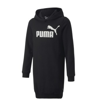 Puma Essential Logo-Kapuzenkleid schwarz