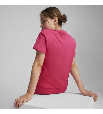 Puma T-shirt com n com logtipo Essentials+ rosa