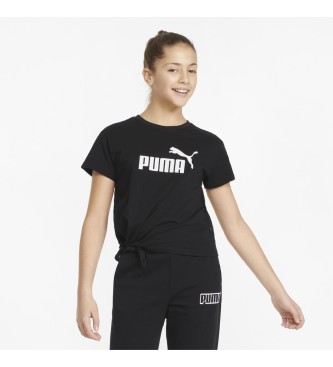 Puma Essential T-shirt med knuten logotyp svart