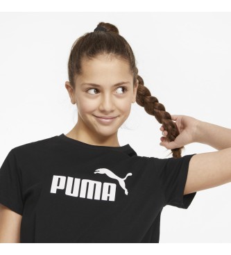 Puma Essential Logo geknoopt T-shirt zwart