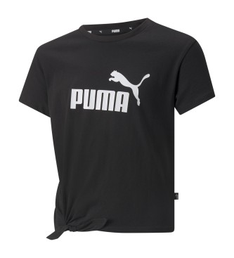 Puma Essential T-shirt med knyttede logoer sort