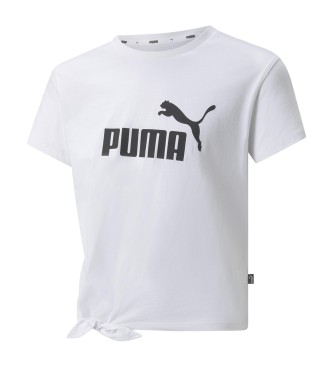 Puma Essential Logo geknoopt T-shirt wit