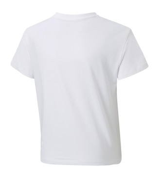 Puma T-shirt Essential Logo Knotted bianca