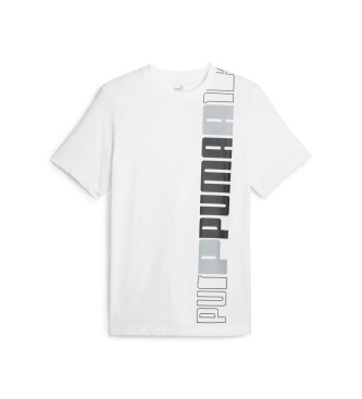 Puma T-shirt ESS+ Logo Lab hvid