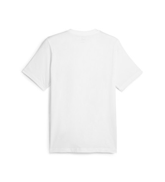 Puma T-shirt bianca ESS+ Logo Lab