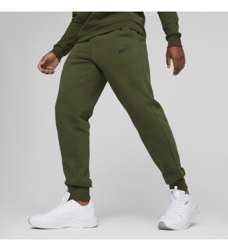 Puma Pantaloni verdi con logo Essentials