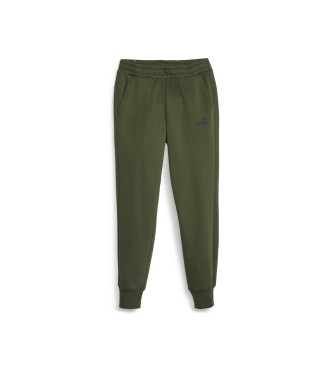 Puma Pantaloni verdi con logo Essentials