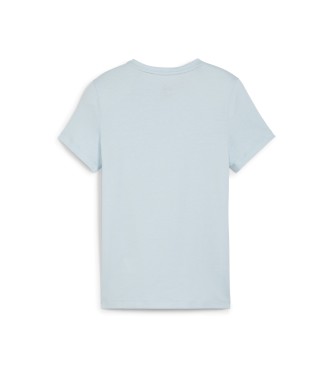 Puma Essentials Logo-T-Shirt blau