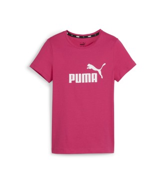Puma Camiseta Essentials Logo rosa