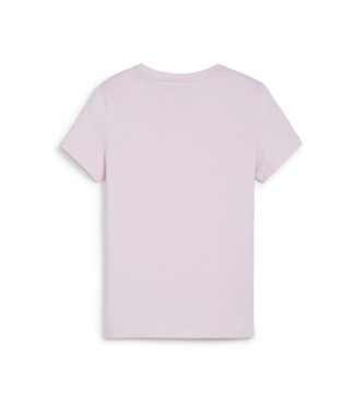 Puma Essentials Logo T-shirt pink