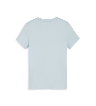 Puma T-shirt Essentials+ Logo bleu