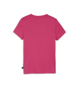 Puma Camiseta Essentials+ Logo rosa