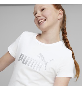 Puma T-shirt con grafica a sirena Ess+ bianca
