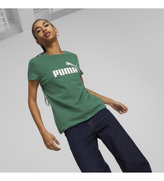 Puma Camiseta Essential Metallic Logo verde