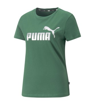 Puma Essential Metallic Logo T-shirt grn
