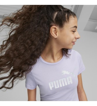 Puma T-shirt Ess+ Nova Shine Logo lila
