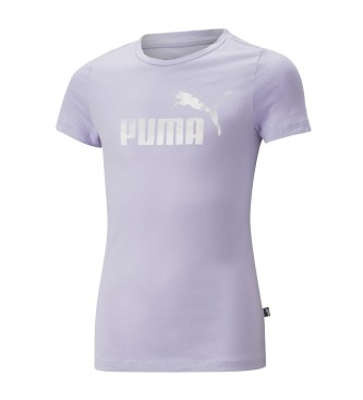 Puma T-shirt Ess+ Nova Shine Logo paars
