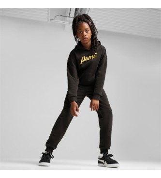 Puma Pantaln de punto ESS+ Script Metallic negro