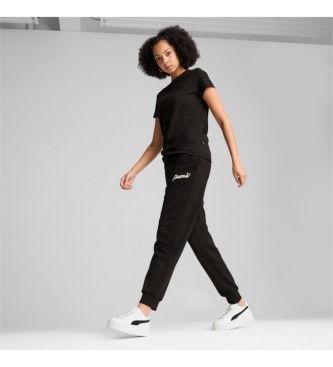 Puma Pantaln ESS+ Script FL negro