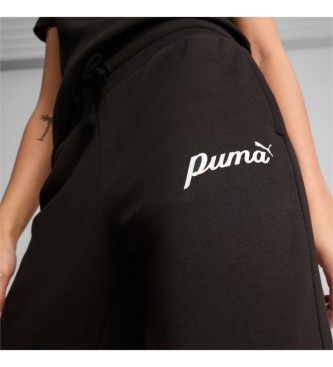 Puma Pantaln ESS+ Script FL negro